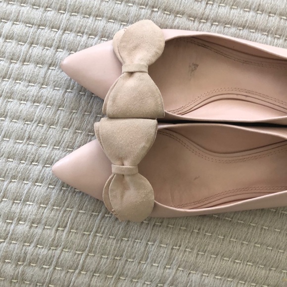 Tori Burch pink flats with bows - Picture 2 of 5
